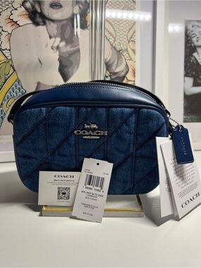COACH Mini Jamie Camera Bag in Quilted Denim
